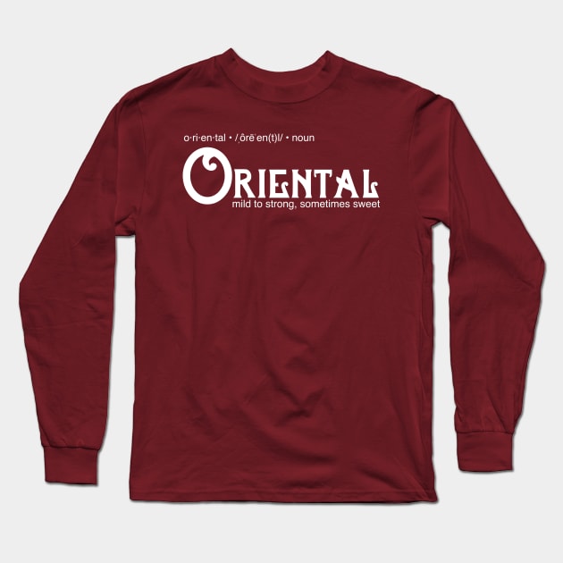 Oriental Pipe Tobacco Long Sleeve T-Shirt by Eugene and Jonnie Tee's